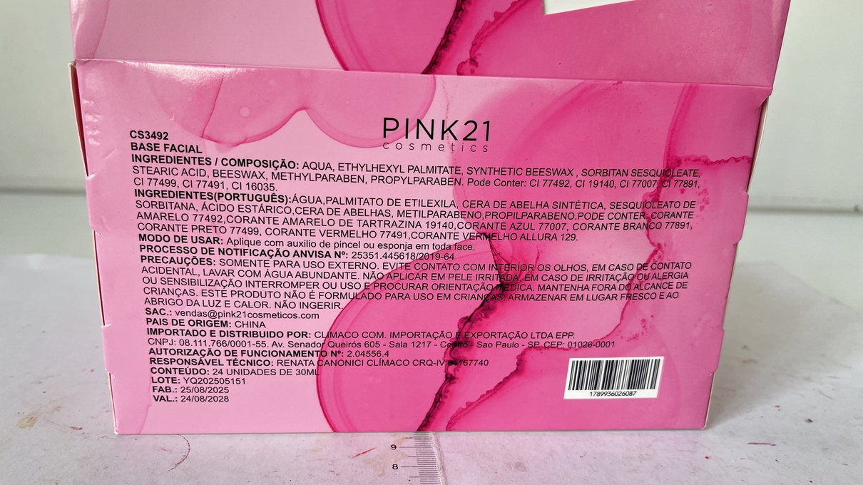 BASE FACIAL PINK21 IMPORTADO - Imagen 2