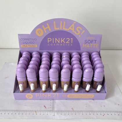 CORRETIVO LIQUIDO + CONTORNO LIQUIDO PINK21 IMPORTADO